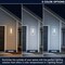 Luxrite Outdoor LED Wall Light 23.62in Modern Outdoor Wall Sconce 3CCT 3000K-5000K 20W Aluminum IP65 LR40317-1PK - alternate 7